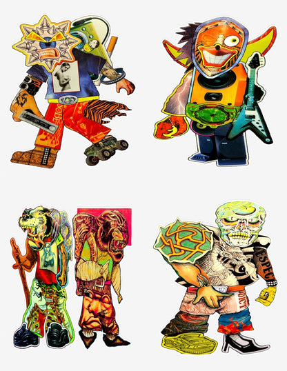 'KHARACTYURES' STICKER SHEET